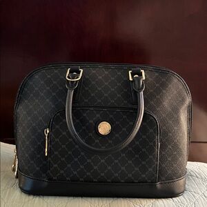 RIONI Signature Domed Satchel, Top Handle Bag